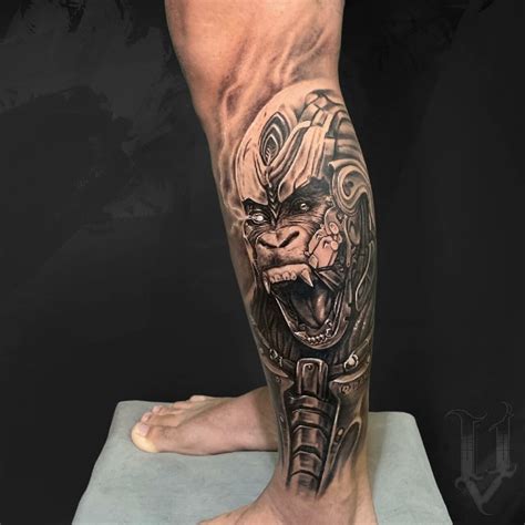 gotilla tattoo|Gorilla Tattoo: Meaning, Symbolism, Design & Ideas